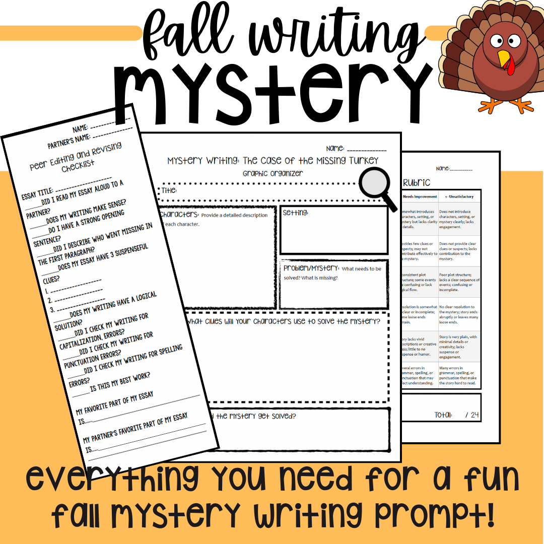 Bring Fall Fun to Your Classroom: Uncover the Mystery of Tom the Turkey!